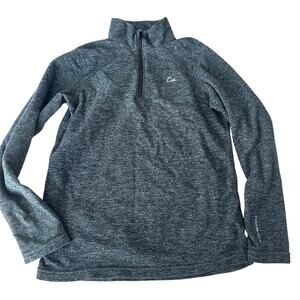 Paradox Gray Lightweight Quarter Zip Pullover - Size L